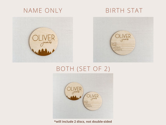 Forest Baby Name Sign, Hospital Name Announcement, Wood Sign Birth Reveal, Baby Name Reveal, Baby Boy Name Sign, Birth Announcement