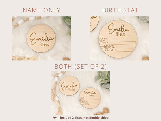 Baby Name Sign, Birth Stats Sign, Baby Name Announcement, Hospital Name Sign, Newborn Name Wood Sign, Baby Shower Gift for Newborn, Keepsake