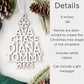 Family Christmas Ornament, Personalized Christmas Tree Ornament, Christmas Gift for Family, 2023 Christmas Keepsake, Family Name Ornament