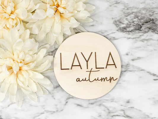 Wooden Baby Name Sign, Baby Name Announcement, Newborn Name Wood Sign, Hospital Name Sign, Baby Shower Gift for Mom, Newborn Keepsake