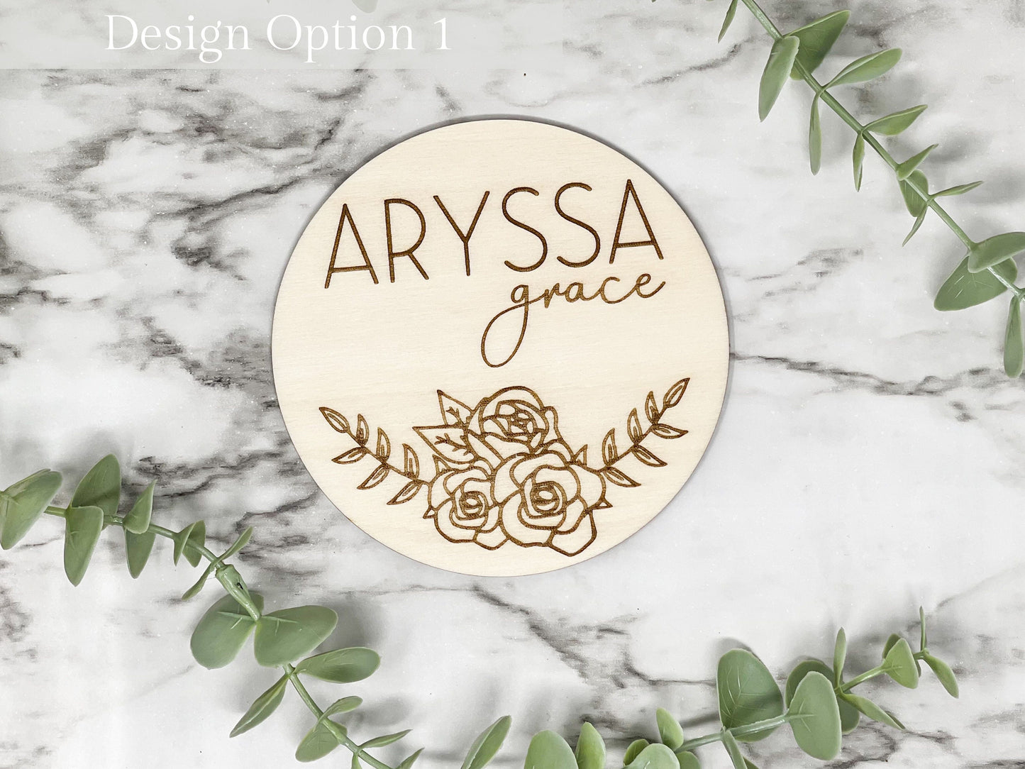 Floral Baby Name Sign, Baby Name Announcement, Flower Nursery Decor, Floral Nursery Decor, Baby Shower Gift for Baby, Newborn Keepsake