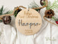 Baby's First Christmas Ornament 2023, New Baby Gift for Christmas, Wooden Personalized Ornament for Baby, Keepsake for Newborn, Baby Shower