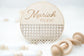 Rattan Baby Name Sign, Baby Name Announcement, Hospital Name Sign, Newborn Name Wood Sign, Baby Shower Gift for Newborn, Rattan Baby Props