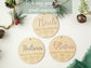 Baby's First Christmas Ornament 2023, New Baby Gift for Christmas, Wooden Personalized Ornament for Baby, Keepsake for Newborn, Baby Shower