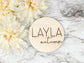 Floral Baby Name Sign Announcement, Hospital Cute Name Sign, Small Baby Name Sign, Personalized Baby Girl Name Sign, Flower Name Sign