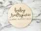 Pregnancy Announcement Sign, Baby Arriving Sign, Baby Coming Soon, Maternity Photo Prop, New Baby Announcement, Pregnancy Reveal to Parents