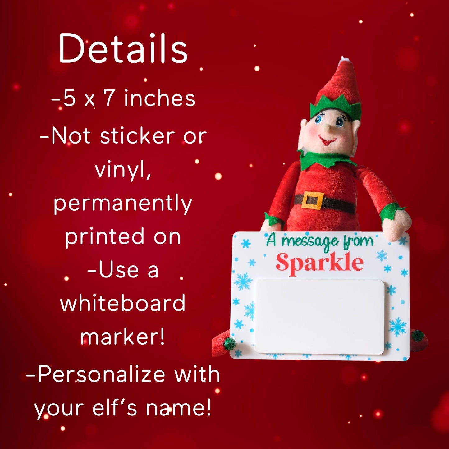 Christmas Elf Message Board