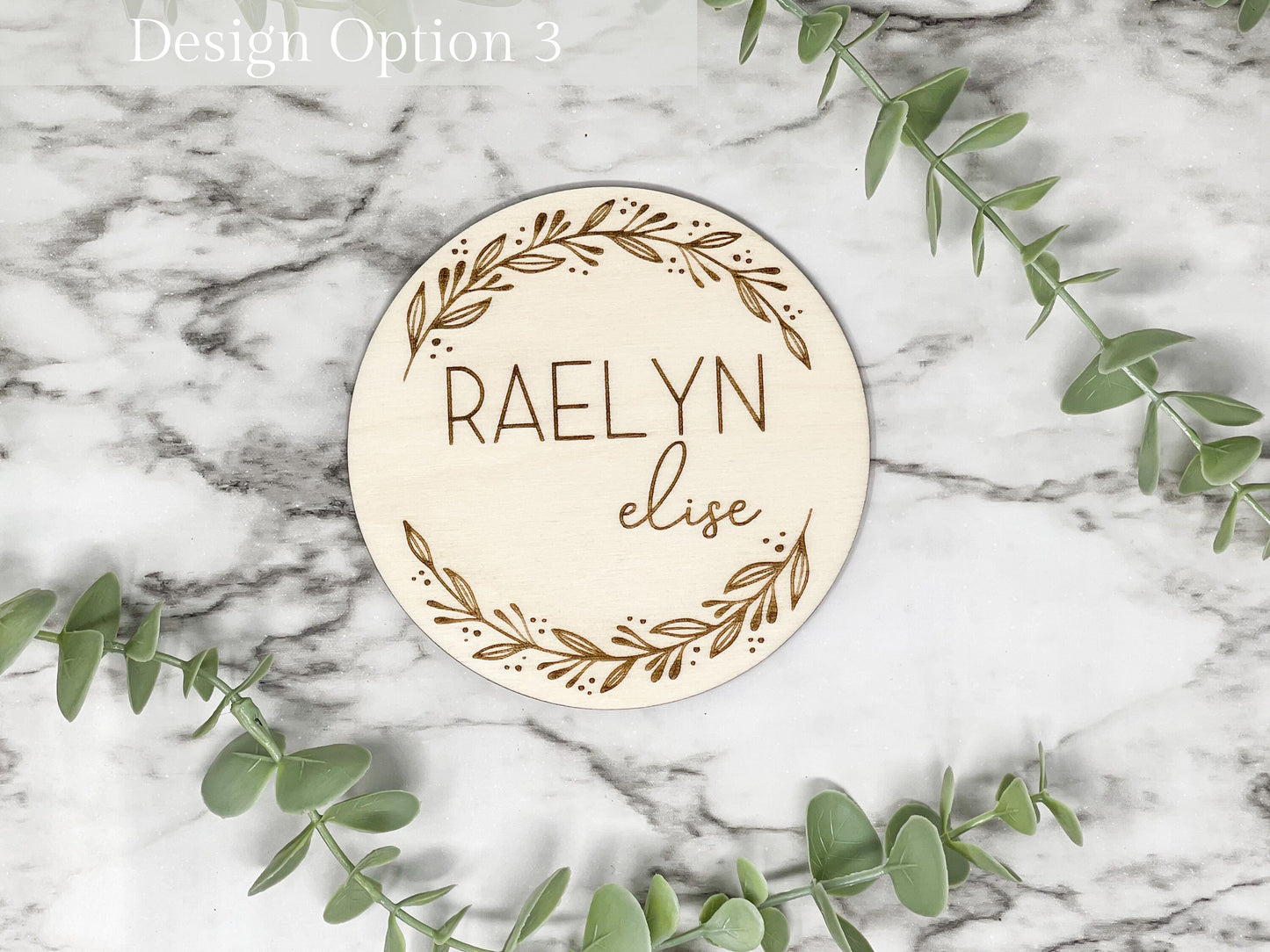 Floral Baby Name Sign, Baby Name Announcement, Flower Nursery Decor, Floral Nursery Decor, Baby Shower Gift for Baby, Newborn Keepsake