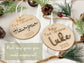 Baby's First Christmas Ornament 2025, New Baby Gift for Christmas, Wooden Personalized Ornament for Baby, Keepsake for Newborn, Baby Shower